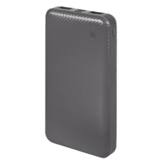 Универсальный аккумулятор Rib 10 (10000 мАч), серый, 13,5х6.8х1,5 см Универсальный аккумулятор Rib 10 (10000 мАч), серый, 13,5х6.8х1,5 см