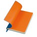 Ежедневник недатированный "FunkyPlan", 130*210 мм, синий, оранжевый форзац, блок-линейка Ежедневник недатированный "FunkyPlan", 130*210 мм, синий, оранжевый форзац, блок-линейка
