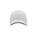 Бейсболка "ESTORIL", 6 клиньев, застежка на липучке, белый, 100% полиэстер, 150 г/м2 Бейсболка "ESTORIL", 6 клиньев, застежка на липучке, белый, 100% полиэстер, 150 г/м2