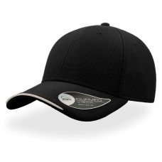 Бейсболка "ESTORIL ", 6 клиньев, застежка на липучке, черный, 100% полиэстер, 150 г/м2 Бейсболка "ESTORIL ", 6 клиньев, застежка на липучке, черный, 100% полиэстер, 150 г/м2