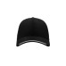 Бейсболка "ESTORIL ", 6 клиньев, застежка на липучке, черный, 100% полиэстер, 150 г/м2 Бейсболка "ESTORIL ", 6 клиньев, застежка на липучке, черный, 100% полиэстер, 150 г/м2