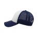 Бейсболка "RAPPER", 5 клиньев, пластиковая застежка,темно-синяя с белым, 100% п/э, плотность 80 г/м2 Бейсболка "RAPPER", 5 клиньев, пластиковая застежка,темно-синяя с белым, 100% п/э, плотность 80 г/м2