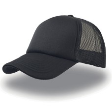 Бейсболка "RAPPER", 5 клиньев, пластиковая застежка, черный, 100% п/э,плотность 80 г/м2 Бейсболка "RAPPER", 5 клиньев, пластиковая застежка, черный, 100% п/э,плотность 80 г/м2
