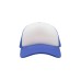 Бейсболка "RAPPER", 5 клиньев, пластиковая застежка, синий с белым, 100% п/э, плотность 80 г/м2 Бейсболка "RAPPER", 5 клиньев, пластиковая застежка, синий с белым, 100% п/э, плотность 80 г/м2