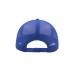 Бейсболка "RAPPER", 5 клиньев, пластиковая застежка, синий с белым, 100% п/э, плотность 80 г/м2 Бейсболка "RAPPER", 5 клиньев, пластиковая застежка, синий с белым, 100% п/э, плотность 80 г/м2