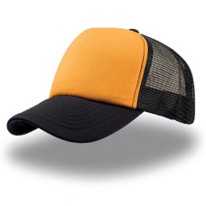 Бейсболка "RAPPER", 5 клиньев, пластиковая застежка,желтый с черным,100% п/э, плотность 80 г/м2 Бейсболка "RAPPER", 5 клиньев, пластиковая застежка,желтый с черным,100% п/э, плотность 80 г/м2