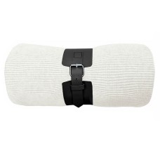 Плед  "Belt", белый, 130 х 180 см, 100% акрил, с поясом
