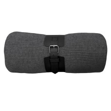 Плед  "Belt", серый, 130 х 180 см, 100% акрил, с поясом