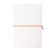 Бизнес-блокнот "Combi", 130*210 мм, бело-оранжевый, кремовый форзац, гибкая обложка, в клетку/нелин Бизнес-блокнот "Combi", 130*210 мм, бело-оранжевый, кремовый форзац, гибкая обложка, в клетку/нелин