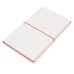 Бизнес-блокнот "Combi", 130*210 мм, бело-красный, кремовый форзац, гибкая обложка, в клетку/нелин Бизнес-блокнот "Combi", 130*210 мм, бело-красный, кремовый форзац, гибкая обложка, в клетку/нелин