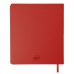 Бизнес-блокнот "Cubi", 150*180 мм, красный, кремовый форзац, мягкая обложка, в линейку Бизнес-блокнот "Cubi", 150*180 мм, красный, кремовый форзац, мягкая обложка, в линейку