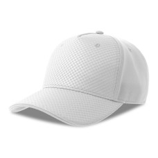 Бейсболка GEAR-S, 5 клиньев, заст. на липучке, белый, 100% полиэстер/ 95% полиэст, 5% эласт 300 г/м2 Бейсболка GEAR-S, 5 клиньев, заст. на липучке, белый, 100% полиэстер/ 95% полиэст, 5% эласт 300 г/м2