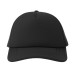 Бейсболка "RAPPER-S", 5 клиньев, пласт. заст, чёрный,100% переработанный полиэстер, 80 г/м2 Бейсболка "RAPPER-S", 5 клиньев, пласт. заст, чёрный,100% переработанный полиэстер, 80 г/м2