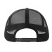 Бейсболка "RAPPER-S", 5 клиньев, пласт. заст, т.-серый/чёрный,100% переработанный полиэстер, 80 г/м2