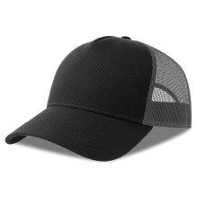 Бейсболка RAPPER COTTON-S, п. заст, 5 клин, чёрный/тёмно-серый, 100% хлопок/100% полиэстер, 280 г/м2 Бейсболка RAPPER COTTON-S, п. заст, 5 клин, чёрный/тёмно-серый, 100% хлопок/100% полиэстер, 280 г/м2