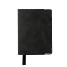 Обложка для паспорта Luma, черная Обложка для паспорта Luma, черная