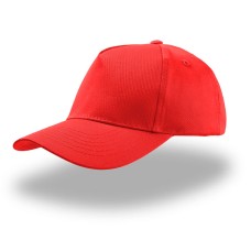 Бейсболка детская "KID START FIVE", 5 клиньев, застежка на липучке, красный, 100% хлопок, 160 г/м2 Бейсболка детская "KID START FIVE", 5 клиньев, застежка на липучке, красный, 100% хлопок, 160 г/м2