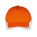 Бейсболка "BOOSTER", 5 клиньев, металлическая застежка, оранжевый/белый, 100% хлопок, 260г/м2 Бейсболка "BOOSTER", 5 клиньев, металлическая застежка, оранжевый/белый, 100% хлопок, 260г/м2