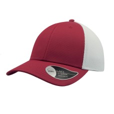 Бейсболка "Campus", 6 клиньев, белый/бордовый, 100% полиамид, 224 г/м2, застежка на липучке Бейсболка "Campus", 6 клиньев, белый/бордовый, 100% полиамид, 224 г/м2, застежка на липучке