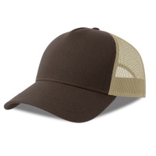 Бейсболка RAPPER COTTON-S, п. заст, 5 клин, коричневый/бежевый, 100% хлопок/100% полиэстер, 280 г/м2 Бейсболка RAPPER COTTON-S, п. заст, 5 клин, коричневый/бежевый, 100% хлопок/100% полиэстер, 280 г/м2