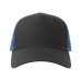 Бейсболка RAPPER COTTON-S, п. заст, 5 клин, тёмно-серый/синий, 100% хлопок/100% полиэстер, 280 г/м2 Бейсболка RAPPER COTTON-S, п. заст, 5 клин, тёмно-серый/синий, 100% хлопок/100% полиэстер, 280 г/м2