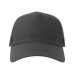 Бейсболка RAPPER COTTON-S, п. заст, 5 клин, тёмно-серый/чёрный, 100% хлопок/100% полиэстер, 280 г/м2 Бейсболка RAPPER COTTON-S, п. заст, 5 клин, тёмно-серый/чёрный, 100% хлопок/100% полиэстер, 280 г/м2