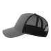 Бейсболка RAPPER COTTON-S, п. заст, 5 клин, тёмно-серый/чёрный, 100% хлопок/100% полиэстер, 280 г/м2 Бейсболка RAPPER COTTON-S, п. заст, 5 клин, тёмно-серый/чёрный, 100% хлопок/100% полиэстер, 280 г/м2