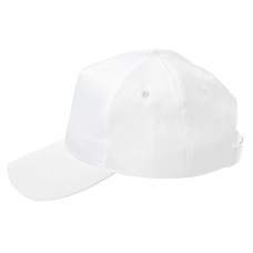 Бейсболка "Fortuna", 5 клиньев, застежка на липучке, белый, 100% полиэстер, плотность 140 г/м2 Бейсболка "Fortuna", 5 клиньев, застежка на липучке, белый, 100% полиэстер, плотность 140 г/м2