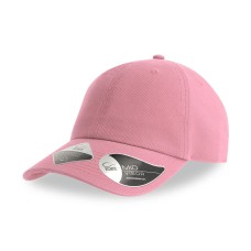 Бейсболка FRASER, 6 клиньев, 100% органический хлопок, цельнометаллическая пряжка, розовый Бейсболка FRASER, 6 клиньев, 100% органический хлопок, цельнометаллическая пряжка, розовый