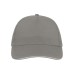 Бейсболка "START FIVE SANDWICH", 5 клиньев, застежка на липучке, серый, 100% хлопок, 160 г/м2 Бейсболка "START FIVE SANDWICH", 5 клиньев, застежка на липучке, серый, 100% хлопок, 160 г/м2