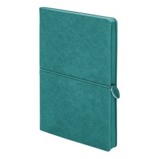 Ежедневник недатированный Fusion, А5, бирюзовый, кремовый блок в линейку Ежедневник недатированный Fusion, А5, бирюзовый, кремовый блок в линейку