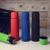 Термос вакуумный "Flask",сталь с покрытием софт тач, черный, 500 мл. Термос вакуумный "Flask",сталь с покрытием софт тач, черный, 500 мл.