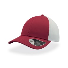 Бейсболка "Campus", 6 клиньев, белый/красный, 100% полиамид, 244 г/м2 Бейсболка "Campus", 6 клиньев, белый/красный, 100% полиамид, 244 г/м2