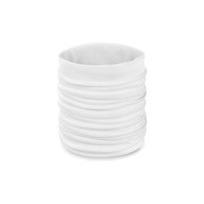 Шарф-бандана HAPPY TUBE, универсальный размер, белый, полиэстер Шарф-бандана HAPPY TUBE, универсальный размер, белый, полиэстер