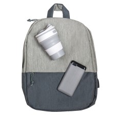 Набор подарочный GRAYGO: аккумулятор, стакан складной, рюкзак, серый Набор подарочный GRAYGO: аккумулятор, стакан складной, рюкзак, серый