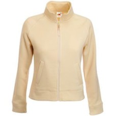 Толстовка "Lady-Fit Sweat Jacket", цвет слоновой кости_S, 75% х/б, 25% п/э, 280 г/м2 Толстовка "Lady-Fit Sweat Jacket", цвет слоновой кости_S, 75% х/б, 25% п/э, 280 г/м2