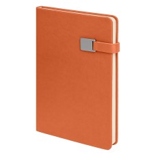 Ежедневник недатированный Spirit , А5, оранжевый, кремовый блок Ежедневник недатированный Spirit , А5, оранжевый, кремовый блок