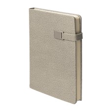 Ежедневник недатированный Linnie, А5, серый, кремовый блок Ежедневник недатированный Linnie, А5, серый, кремовый блок