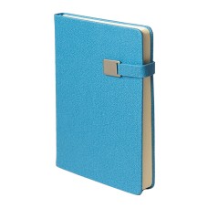 Ежедневник недатированный Linnie, А5, лазурный, кремовый блок Ежедневник недатированный Linnie, А5, лазурный, кремовый блок