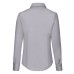 Рубашка "Lady-Fit Long Sleeve Oxford Shirt", светло-серый_M, 70% х/б, 30% п/э, 135 г/м2