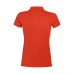Поло "Portland Women", оранжевый, серый_L, 100% х/б, 200г/м2