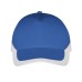 Бейсболка "BOOSTER", 5 клиньев, металлическая застежка, ярко-синий/белый, 100% хлопок, 260г/м2 Бейсболка "BOOSTER", 5 клиньев, металлическая застежка, ярко-синий/белый, 100% хлопок, 260г/м2
