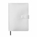 Ежедневник недатированный Stellar, А5, белый, кремовый блок в линейку, с серым обрезом Ежедневник недатированный Stellar, А5, белый, кремовый блок в линейку, с серым обрезом