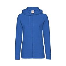 Толстовка без начеса "Ladies Lightweight Hooded Sweat", ярко-синий, M, 80% х/б 20% полиэстер, 240/м2