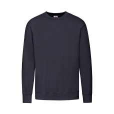 Толстовка мужская без начеса "Lightweight Set-in Sweat", темно-синий, L, 80% х/б 20% п/э, 240 г/м2