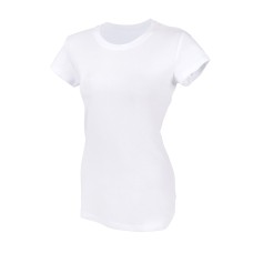 Футболка женская "Ритейл" белый_2XL, 92% хлопок 8% лайкра, 160 г/м2 Футболка женская "Ритейл" белый_2XL, 92% хлопок 8% лайкра, 160 г/м2