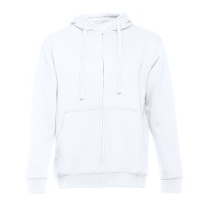 Толстовка мужская с капюшоном на молнии AMSTERDAM, белый, 2XL, 50% хлопок, 50% полиэстер, 320 г/м2 Толстовка мужская с капюшоном на молнии AMSTERDAM, белый, 2XL, 50% хлопок, 50% полиэстер, 320 г/м2