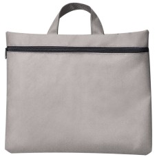 Сумка для документов "Paper", светло-серый, 40х30 см,полиэстер, шелкография