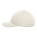 Бейсболка SKYE, 6 клиньев, 100 % переработанный фактурный полиэстер, липучка, серо-белый Бейсболка SKYE, 6 клиньев, 100 % переработанный фактурный полиэстер, липучка, серо-белый
