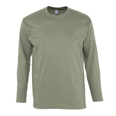 Футболка мужская с длинным рукавом MONARCH, хаки, 5XL, 100% хлопок, 150 г/м2 Футболка мужская с длинным рукавом MONARCH, хаки, 5XL, 100% хлопок, 150 г/м2